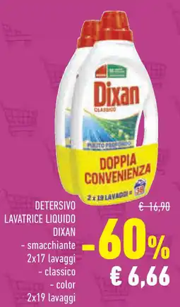 Conad Superstore Detersivo lavatrice liquido DIXAN offerta