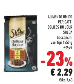 Conad Superstore Alimento umido per gatti delices du jour SHEBA offerta