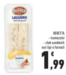 Conad Superstore BERETTA tramezzini offerta