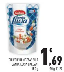 Conad Superstore Ciliegie di mozzarella santa lucia GALBANI offerta