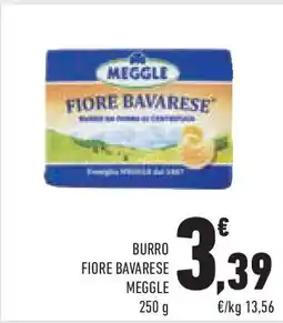 Conad Superstore Burro fiore bavarese MEGGLE offerta