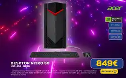 Euronics acer DESKTOP NITRO 50 N50-656- NERO offerta