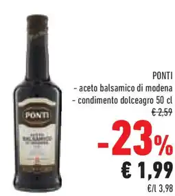 Conad Superstore PONTI aceto balsamico di modena offerta