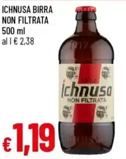 Galassia Ichnusa birra non filtrata offerta