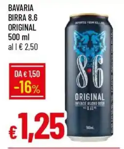 Galassia Bavaria birra 8.6 original offerta