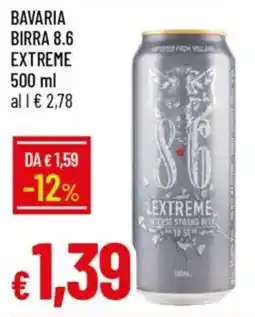 Galassia Bavaria birra 8.6 extreme offerta