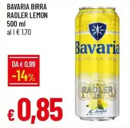 Galassia Bavaria birra radler lemon offerta