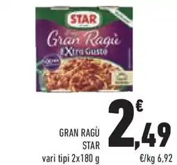 Conad Superstore Gran ragù STAR offerta