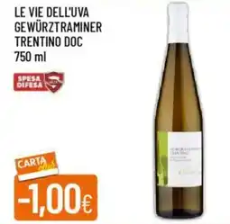 Galassia Le vie dell'uva gewürztraminer trentino doc offerta