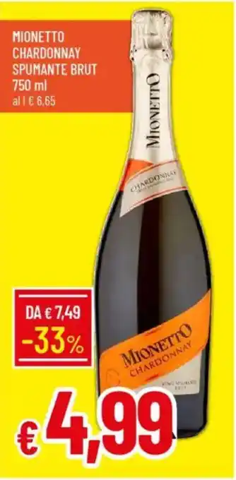 Galassia Mionetto chardonnay spumante brut offerta
