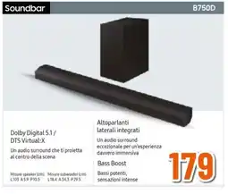 Expert SAMSUNG Soundbar B750D offerta