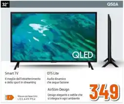Expert SAMSUNG 32" QLED Q50A offerta
