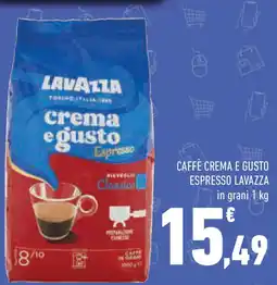 Conad Superstore Caffè crema e gusto espresso LAVAZZA offerta
