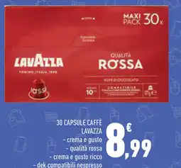 Conad Superstore 30 capsule caffè LAVAZZA offerta