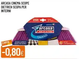 Galassia Arcasa cinema scope dietrich scopa per interni offerta