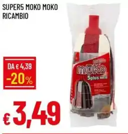 Galassia Super5 moko moko ricambio offerta
