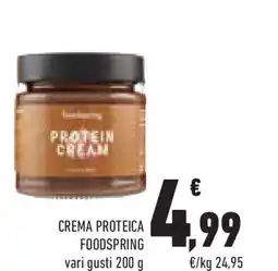 Conad Superstore Crema proteica FOODSPRING offerta