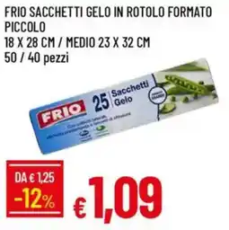 Galassia Frio sacchetti gelo in rotolo formato piccolo offerta