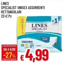 Galassia Lines specialist unisex assorbenti rettangolari offerta