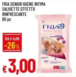 Galassia Fria senior igiene intima salviette effetto rinfrescante offerta