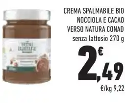 Conad Superstore Nocciola e cacao VERSO NATURA CONAD offerta
