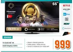Expert Hisense 55A86N TV OLED 55" 4K OLED Display 120Hz offerta
