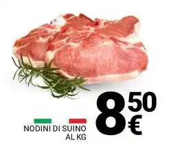 Supermercati Gulliver Nodini di suino al kg offerta