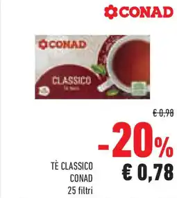 Conad Superstore Tè classico CONAD offerta