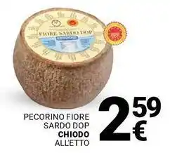 Supermercati Gulliver Pecorino fiore sardo dop chiodo offerta