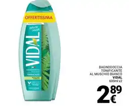 Supermercati Gulliver Bagnodoccia tonificante al muschio bianco VIDAL offerta