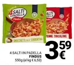 Supermercati Gulliver 4 salti in padella FINDUS offerta