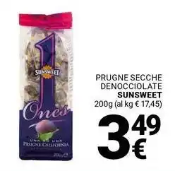 Supermercati Gulliver Prugne secche denocciolate SUNSWEET offerta