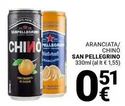 Supermercati Gulliver Aranciata/ chino SAN PELLEGRINO offerta