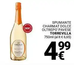 Supermercati Gulliver Spumante charmat dolce oltrepo pavese TORREVILLA offerta