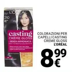 Supermercati Gulliver Colorazioni per capelli casting creme gloss L'ORÉAL offerta