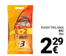 Supermercati Gulliver Rasoi trilama BIC offerta