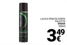 Supermercati Gulliver Lacca tenuta forte palette SYOSS offerta