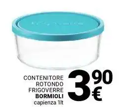 Supermercati Gulliver Contenitore rotondo frigoverre BORMIOLI offerta