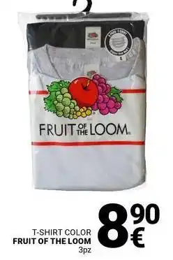 Supermercati Gulliver T-shirt color fruit of the loom offerta