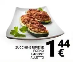 Supermercati Gulliver Zucchine ripiene forno lagost all'etto offerta