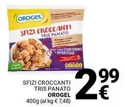 Supermercati Gulliver Sfizi croccanti tris panato OROGEL offerta