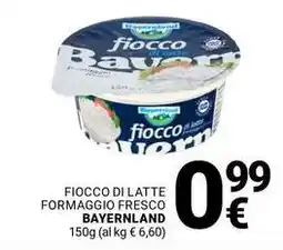 Supermercati Gulliver Fiocco di latte formaggio fresco BAYERNLAND offerta