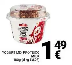 Supermercati Gulliver Yogurt mix proteico MILK offerta
