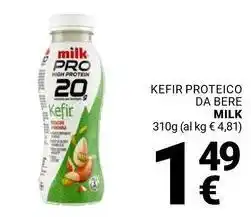 Supermercati Gulliver Kefir proteico da bere MILK offerta