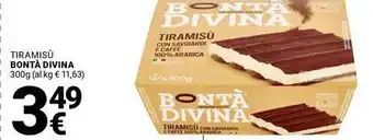 Supermercati Gulliver Tiramisu BONTÀ DIVINA offerta