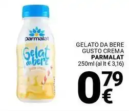 Supermercati Gulliver Gelato da bere gusto crema PARMALAT offerta