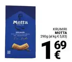 Supermercati Gulliver Krumiri MOTTA offerta