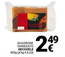 Supermercati Gulliver Quadrone variegato GECCHELE offerta