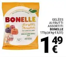 Supermercati Gulliver Gelées ai frutti assortiti BONELLE offerta