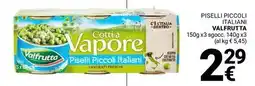 Supermercati Gulliver Piselli piccoli italiani VALFRUTTA offerta